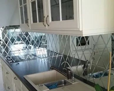 фото Зеркальный фартук