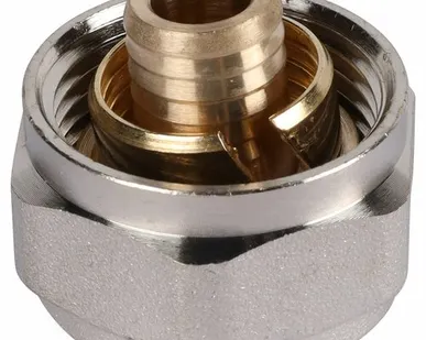 фото Фитинг компрессионный ROMMER евроконус для труб PEX 16х2,0х3/4