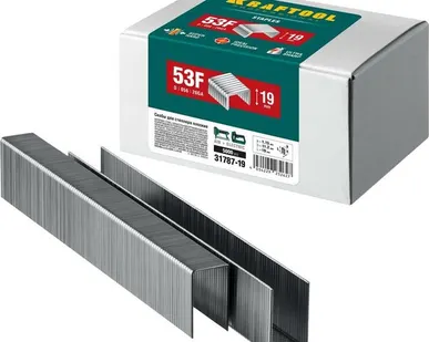 фото KRAFTOOL тип 20GA (53F/D/056) 19 мм, 5000 шт, скобы для степлера (31787-19)
