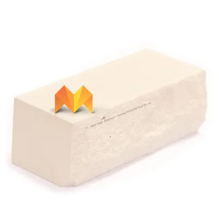 Фото №0 Кирпич Simat Неокрашенный рустированный полнотелый утолщенный М-175 (Ложковый)