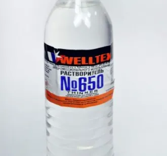 фото Растворитель №650 (ПЭТ) 0,5л WELLTEX