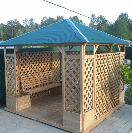 Фото №0 Беседки из дерева