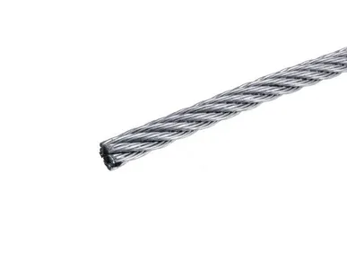 фото Трос М 2 мм, DIN 3055, стальной, цвет цинк