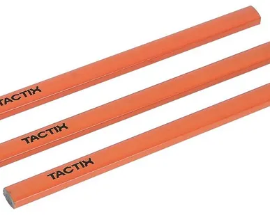 фото Набор плоских строительных карандашей TACTIX 3 шт
