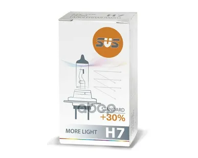 фото 0200006000 SVS Лампа H7 12V 55W PX26d Std +30% SVS арт. 0200006000