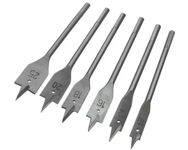 фото Набор перьевых свёрл по дереву 6 шт. (10, 12, 16, 18, 20, 25мм) арт. 36160