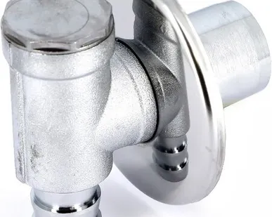 фото Сифон для бытовой техники наружный Uni-Fitt хром 189N2232