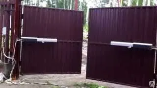 Фото №0 Установка распашных ворот