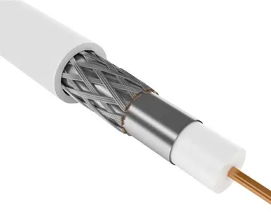 фото Кабель коаксиальный RG59 CCS 75Ом FPE PVC бел. (100м) GENERICA ITK CC1-R5F1-111-100-G