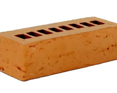 фото Кирпич лицевой керамический «Персик» «Лава» пустотелый Евро «половинка»