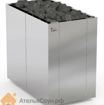 Фото №1 Печь для сауны Sawo Super Nordex V12 NRFS-240NS-V12-Z (без пульта, снаружи нержавейка, внутри оцинковка)