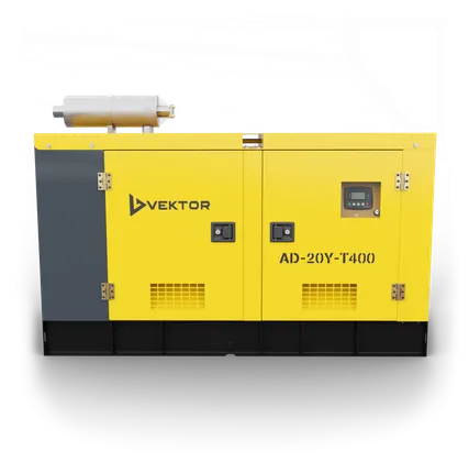 Фото №0 Дизельный генератор Vektor AD-20Y-T400 в шумозащитном кожухе с АВР