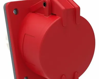 фото Розетка силовая 3-ф., 32А, 380В, IP44 (4-п, встр.) MA...