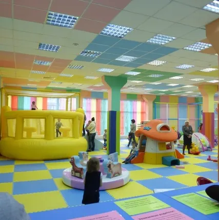 Фото №0 Резиновая плитка для детских игровых зон