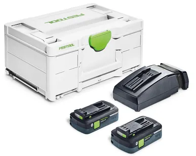 фото Комплект оснастки энергоснабжения Festool 18В SYS3 ENG 18V 2x4,0/TCL6
