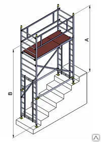 Фото №0 Вышка модульная алюминиевая ВМА 700 П