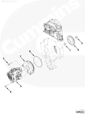 Фото №0 Шестерня ТНВД на двигатель Cummins ISF 2,8L Газель Бизнес 5256325