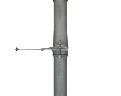фото Модуль шиберный GFS чугунный 130/1000 стартовый (труба + шибер ММ + труба)
