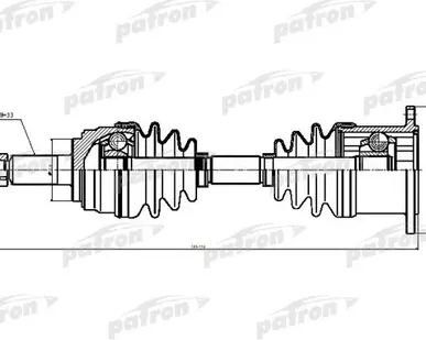 фото PDS2913 Полуось