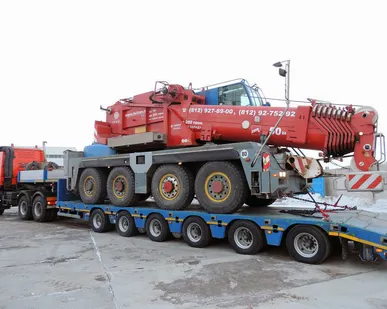 фото Перевозка тяжеловесных грузов тралом