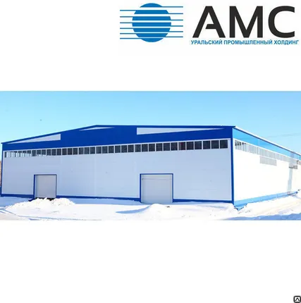 Фото №0 Склад из сэндвич панелей