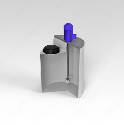 Фото №1 Емкость дозировочная 60 литров с турбинной мешалкой