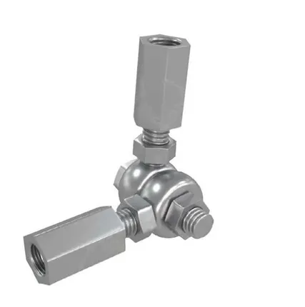 Фото №0 Кронштейн монтажный для крепления молниеприемника на наклонной поверхности (РФ)