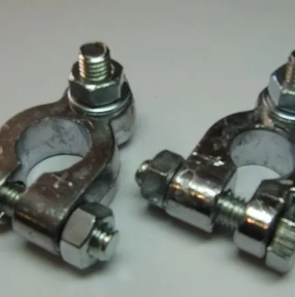 Фото №0 Клеммы АКБ свинец грузовые (1 болт, крепление сверху)(Новосибирск)