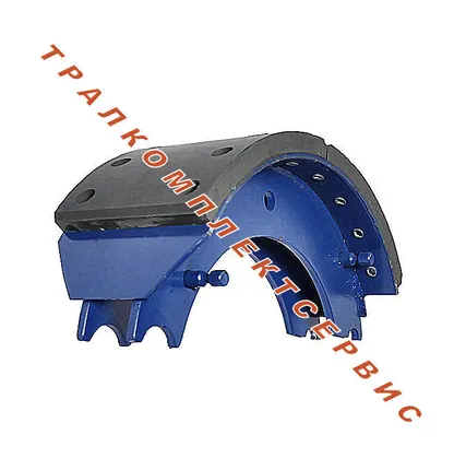 Фото №0 Колодка тормоза с накладками ЧМЗАП 9990-3502090