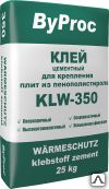фото Клей для крепления плит из пенополистирола и минераловатных плит KLW-350 25
