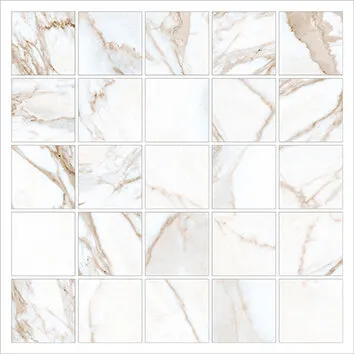 Фото №0 Мозаика Kerranova Marble Trend K-1001/MR/m14 Calacatta 30,7x30,7х1
