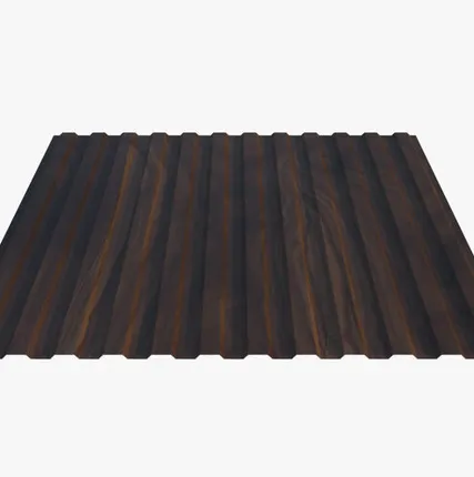 Фото №0 Профнастил Н10.40 покрытие 3D орех Россия, эконом, 0.4-0.45 мм
