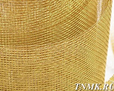 фото Сетка латунная ГОСТ 6613-86 полутомпаковая ячейка 08мм d=055мм