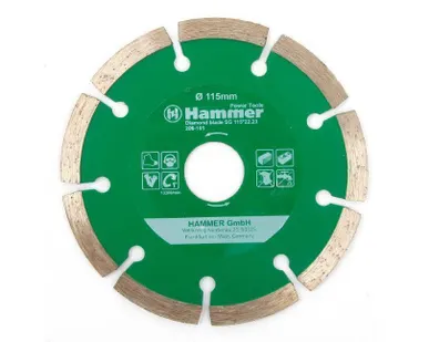 фото Диск Hammer Flex алмазный 115х22 мм, сегментный 206-101