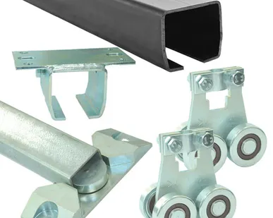 фото ТРУБА ДЛЯ ПОДВЕСНЫХ ВОРОТ ПО 9 МЕТРОВ (С ПРОРЕЗЬЮ )