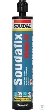 Фото №0 Химический анкер двухкомпонентный Soudafix VE400-SF, 12*380 мл
