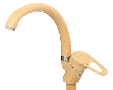 фото Смеситель для кухни ЭВЕРЕСТ керамический картридж 40мм под камень гайка B59-0269