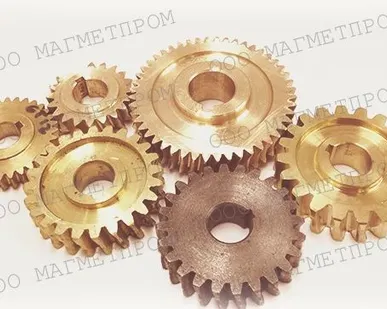 фото Шестерни зубчатая, прямозубая, косозубая