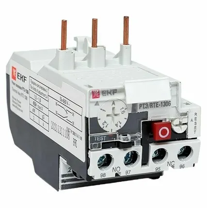 Фото №0 Реле тепл. РТЭ 1306 1-1.6А EKF rel-1306-1-1.6