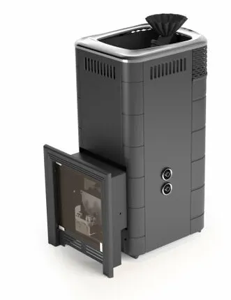 Фото №0 Печь для бани газовая ТМФ Таймыр XXL 2017 Inox закрытая каменка антрацит (без ГГУ)