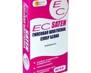 фото Гипсовая шпатлевка ЕС-Saten