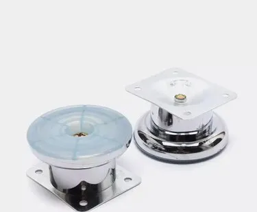 фото Ножка опора хром мебельная 40 мм металл