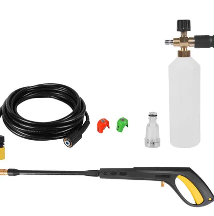 Фото №14 Мойка высокого давления для автомобиля HUTER PRO W195-Р, шланг 8м, работает из бочки, 130-195 бар