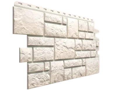 фото Docke Панель фасадная BURG Белый 0,42м2 (Деке Бург)