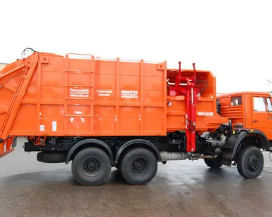 фото Мусоровозы с задней загрузкой МКЗ-4602 на шасси КАМАЗ-53605-3950-19
в