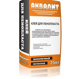 фото Клей для пенопласта Аквалит СК-106П (25кг)