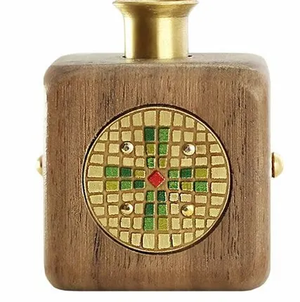 Фото №0 София Подсвечник "Кубик" с крестом - дымчатый орех