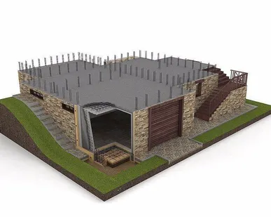 фото Строительство цокольного этажа