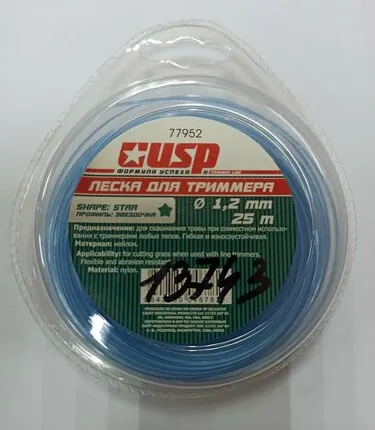 Фото №0 Леска USP "Звезда" 1,2 мм, 25 метров