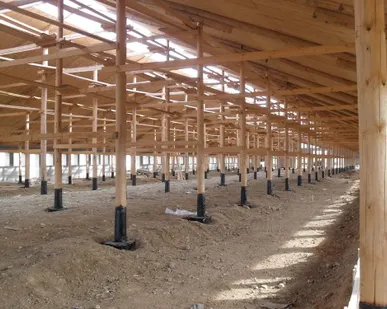 фото Строительство Ангара (Коровника)